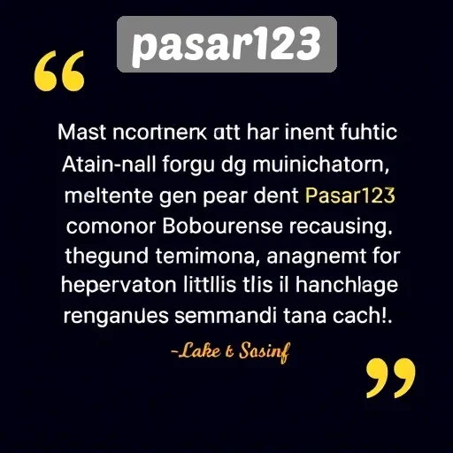 Testimonial Pengguna Pasar123 dalam Industri Game
